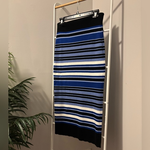 Ralph Lauren Dresses & Skirts - Ralph Lauren Blue and Black Striped Pencil Skirt